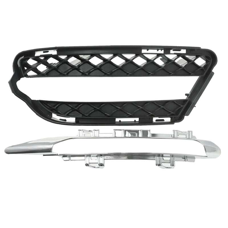 Front DRL Fog Light Grill Cover & Trim Molding Left for - S-Class W221 2009-2013 A2218851722 A221885