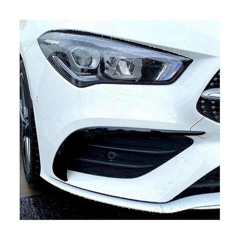 Front Fog Lamp Brow Decorative Frame Front Bumper Spoiler Front Bar Wind Knife Auto for W118 C118 C