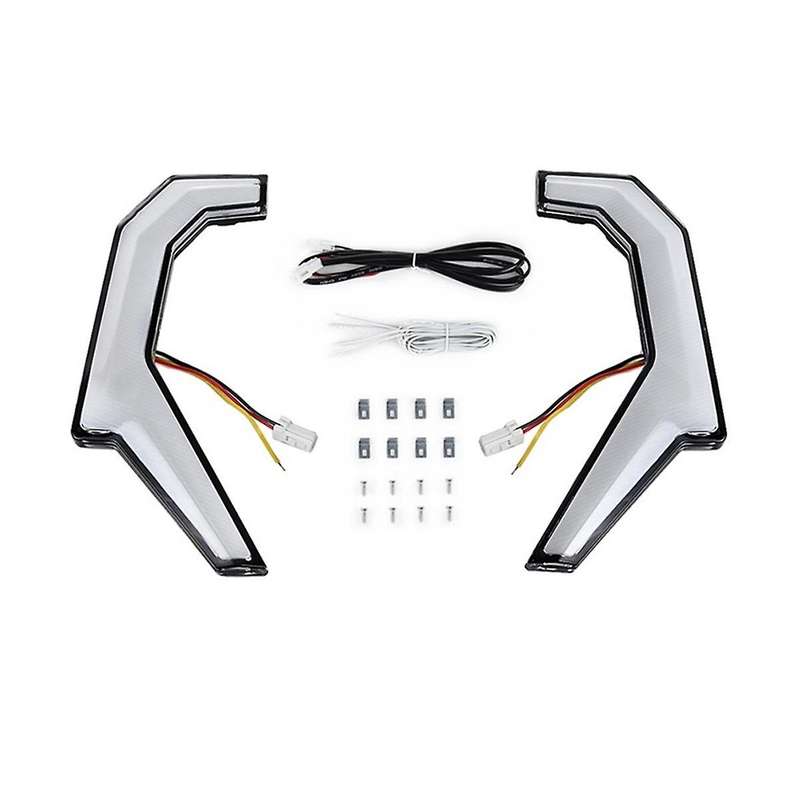 Front Fang Accent Lights Kit, Signature Light with Led Turn Signal for Rzr Xp 4 1000/rzr 900 Xc 900s
