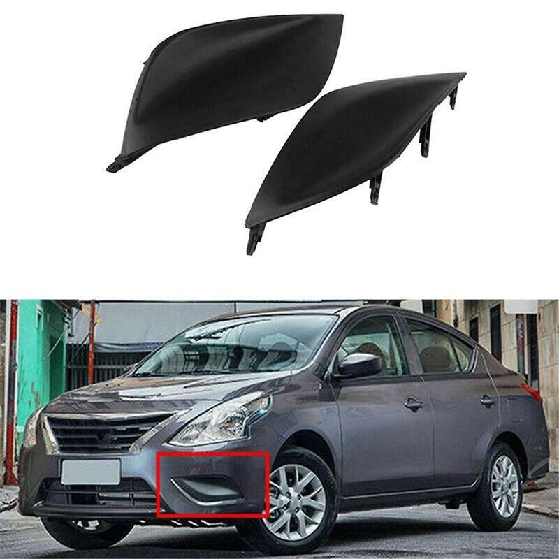 Front Fog Bumper Lampshade without Holes Fog Lamp Grille Frame Car for Sunny 15-18 622566w80a 622576