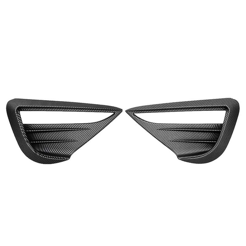 Front Fog Lamp Protector Wind Blade Spoiler Wind Blade Car for 2021-2022 Model Y