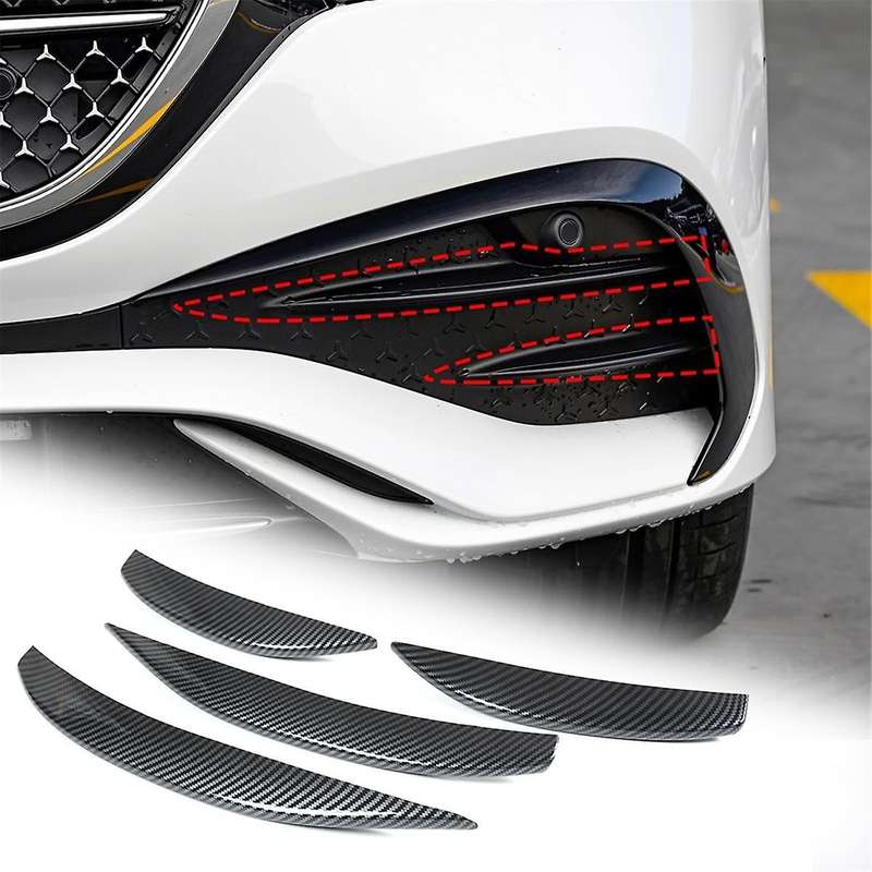 Front Fog Lamp Cover Trim for E Class W214 2024 Accessories Carbon Fiber