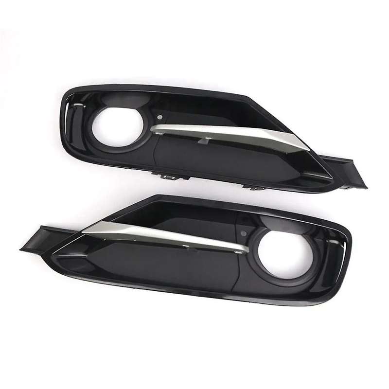 Front Fog Light Bezel Cover with Decorative Strips for 3 Series F30 F31 2011-2017 Fog Light Grille T