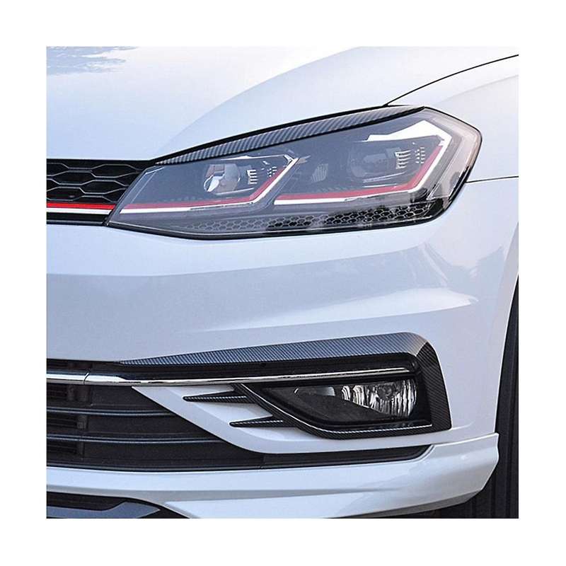 Front Fog Lamp Decorative Frame Decorative Cover Decorative Wind Knife Car for Golf Mk7.5 2018-2020