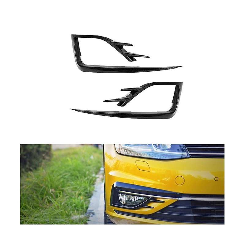 Front Fog Lamp Decorative Frame Decorative Cover Decorative Wind Knife Car for Golf Mk7.5 2018-2020