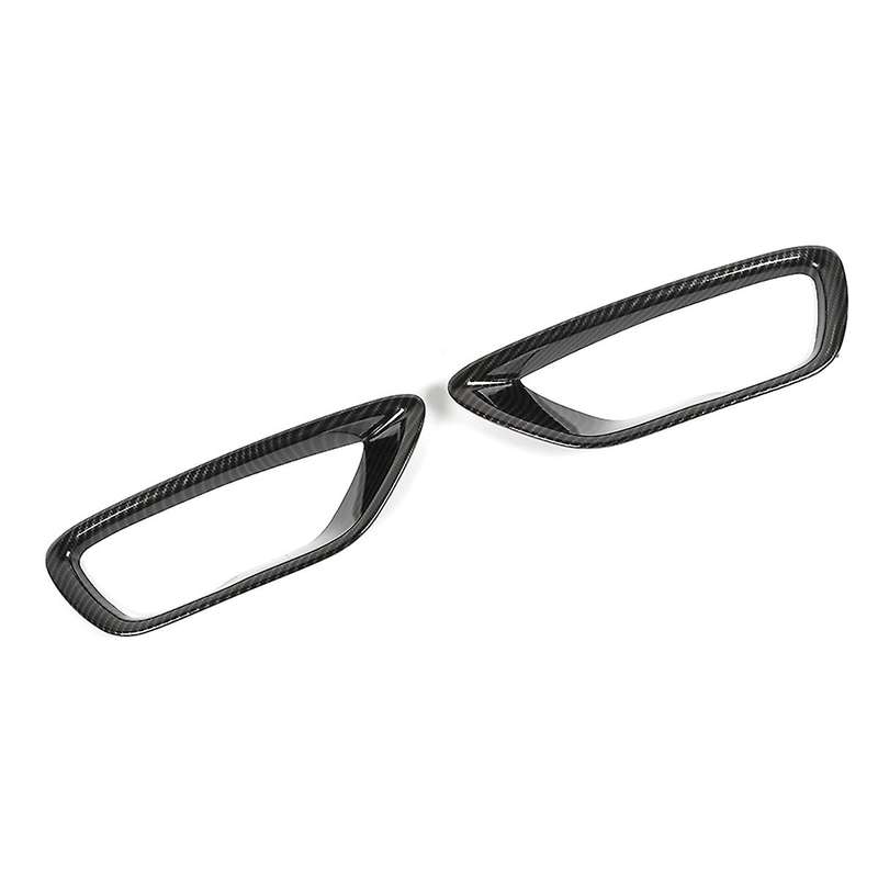 Front Fog Light Cover Fog Lamp Trim Bezels ABS for Grand 2018 2019 2020 2021 (Carbon Fiber)