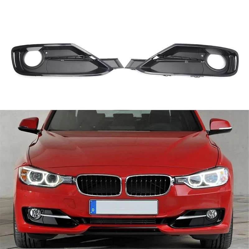 Front Fog Light Bezel Cover without Decorative Strips for 3 Series F30 F31 2011-2017 Fog Light Grill