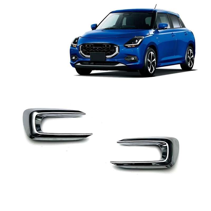 Front Fog Light Cover Trim Front Bumper Frame Sticker for Swift ZD/ 2024 Accessories