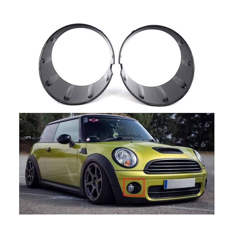 Front Fog Light Cover R55 Fog Light Trim Ring for R55 R56 R57 R58 R59 51117248791 51117248792