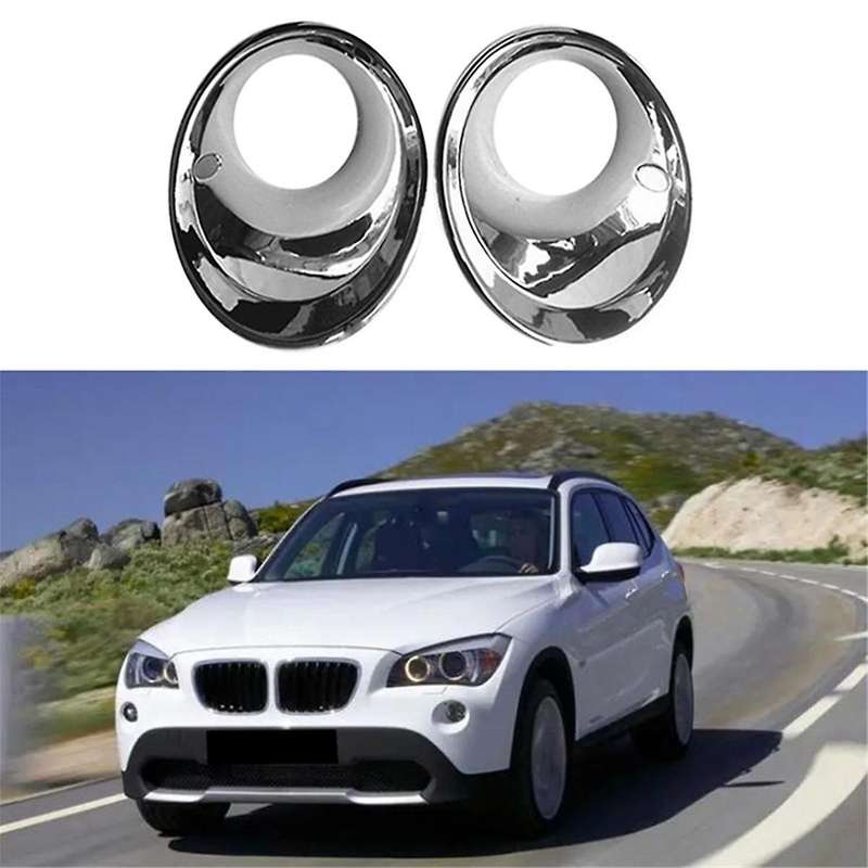 Front Fog Light Frame Lamp Ring Cover Trim for X1 E84 2009 2010 2011 2012