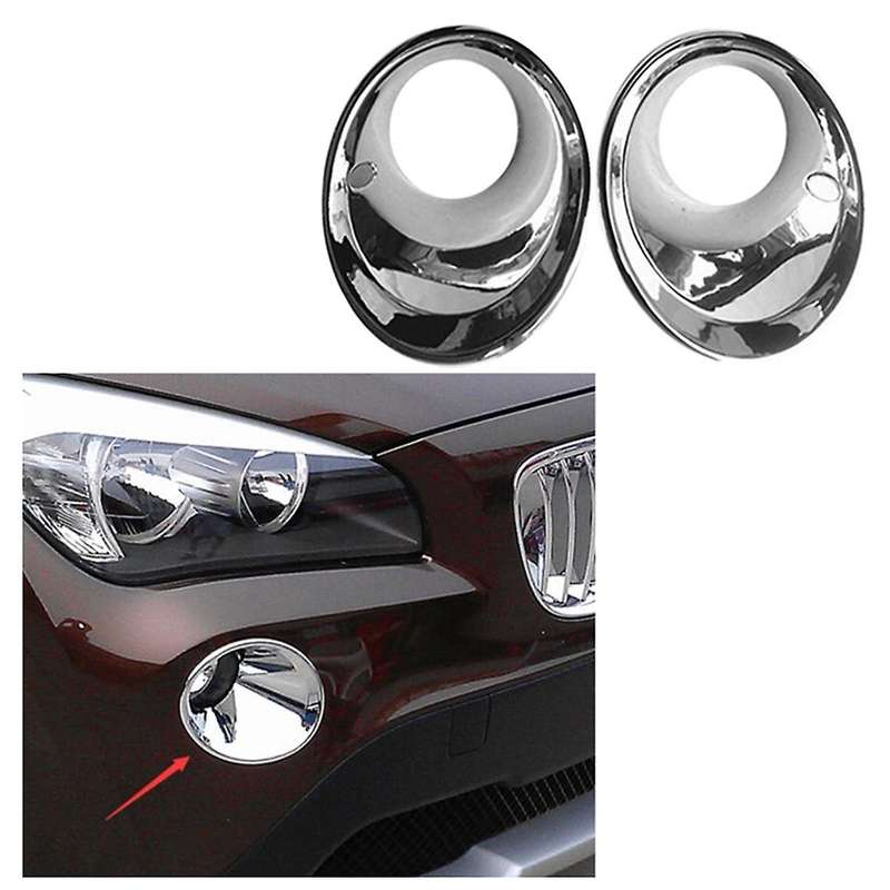 Front Fog Light Frame Lamp Ring Cover Trim for X1 E84 2009 2010 2011 2012