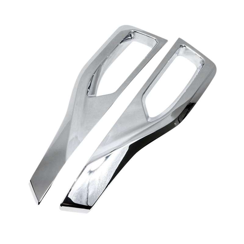 Front Fog Light Lamp Cover Trim Foglight Bezel Decoration Frame Chrome for Leaf Ze1 2018-2022