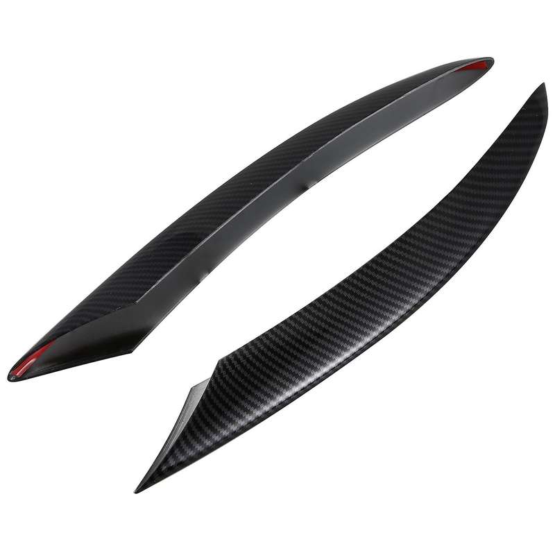 Front Fog Light Lamp Trim Cover Sticker Front Bumper Grille Slats for C Class W205 C43 C63