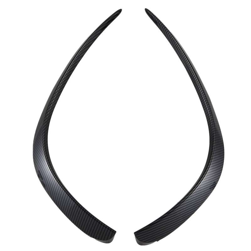 Front Fog Light Lamp Trim Cover Sticker Front Bumper Grille Slats for C Class W205 C43 C63