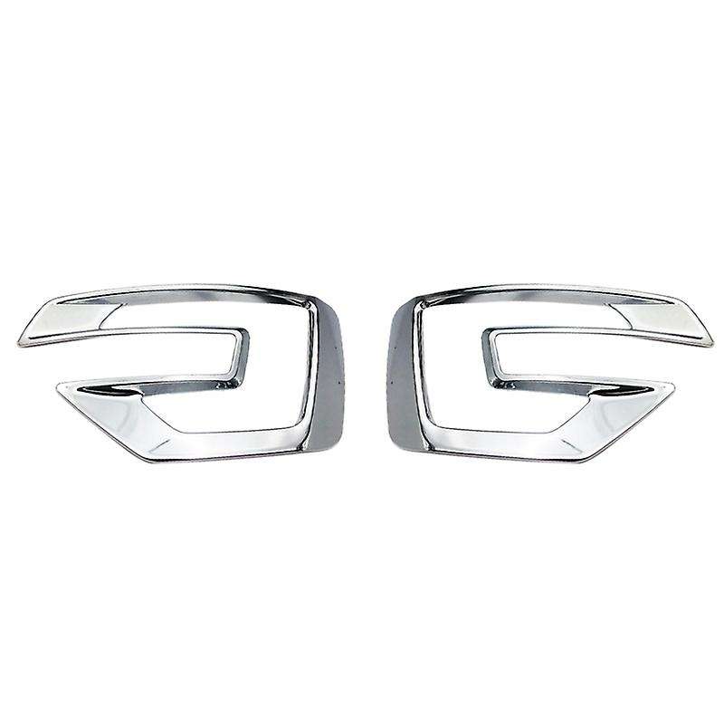 Front Fog Light Lamp Cover Trim Molding ABS Chrome for Explorer 2016-2017
