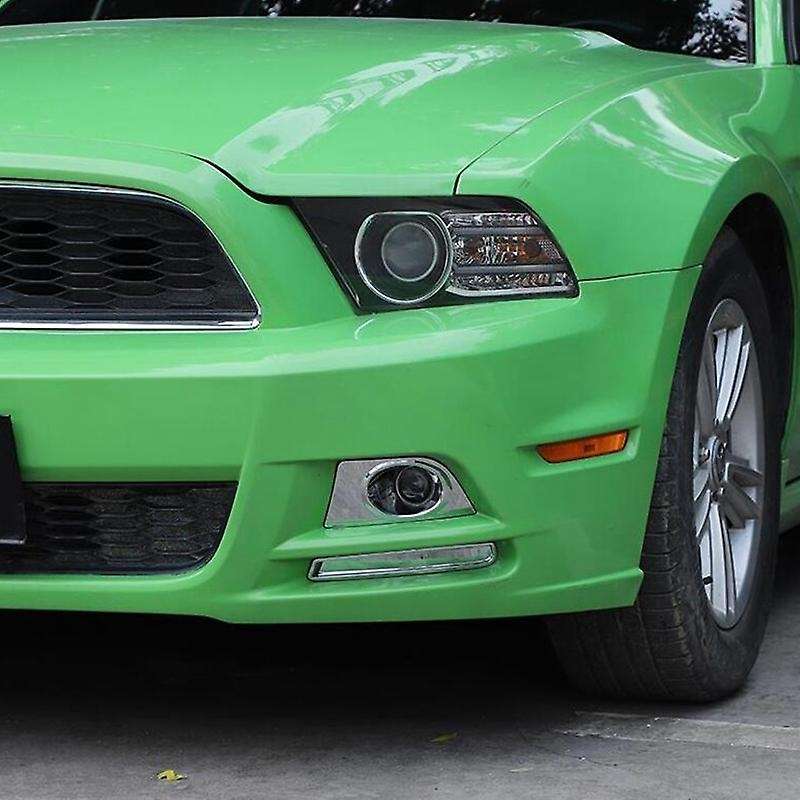 Front Fog Light Lamp Decor Cover Trim Bezels for 2010 2011 2012 2013 2014 Accessories (Silver)