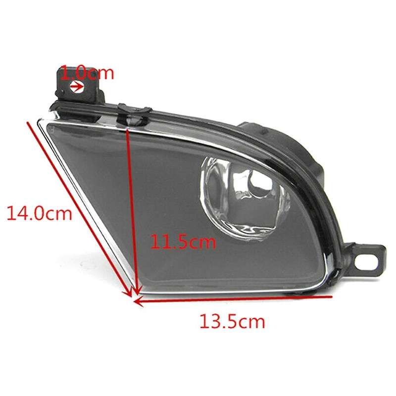 Front Fog Light Lamps without Light Bulbs Fit for 5 Series 528I 535I 550I XDrive 2008-2010 63177177