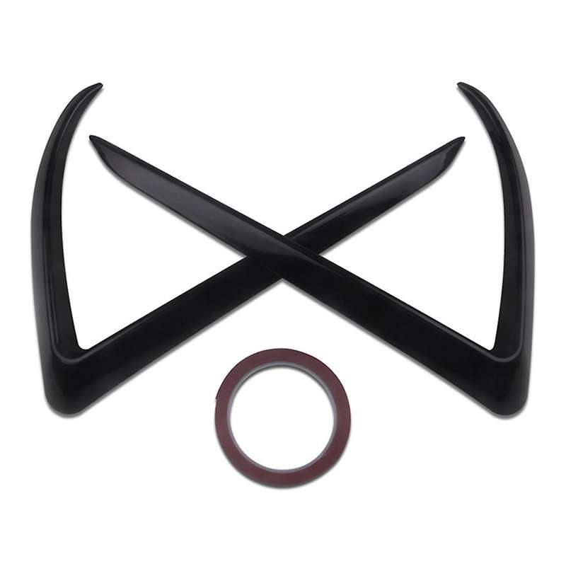 Front Fog Light Trim Cover for 2017 2018 2019 2020 ,Black