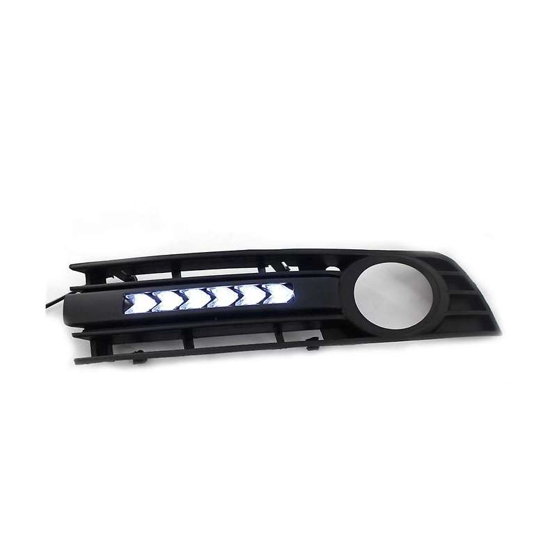 Front Fog Light Led Daytime Running Light Grille Fog Light Frame Car for A4 B6 2001-2005 8e0807681