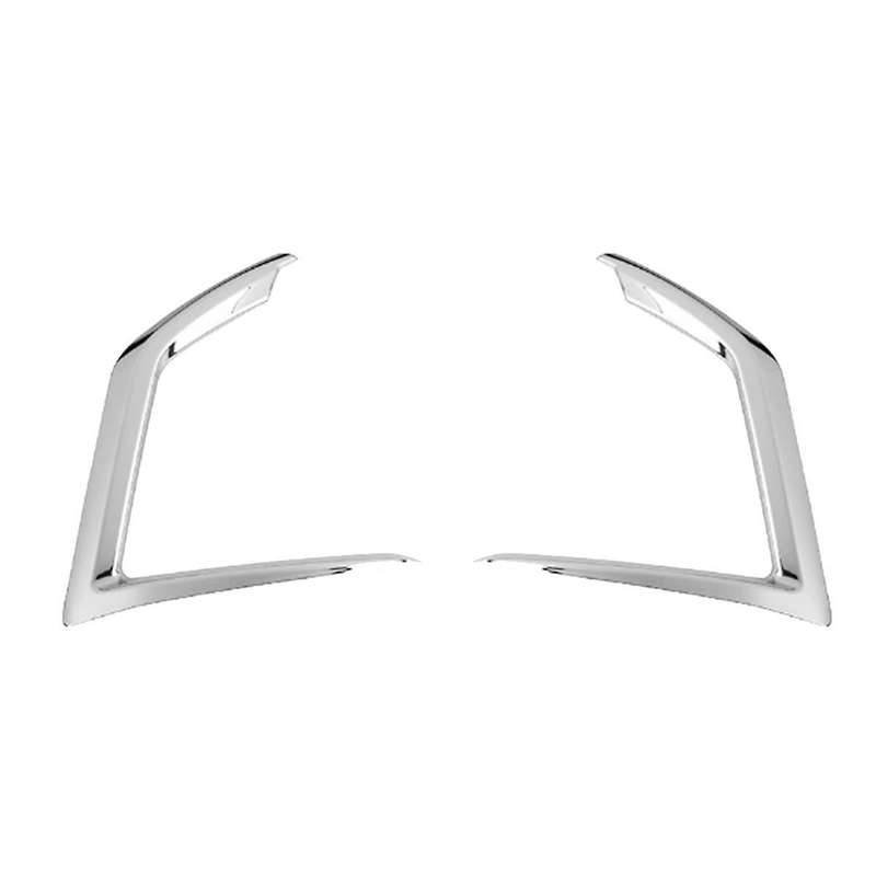 Front Fog Lights Eyebrow Wind Knife Sticker for Alphard 40 Series 2023 2024 Fog Lamp Eye Lid Eyebrow
