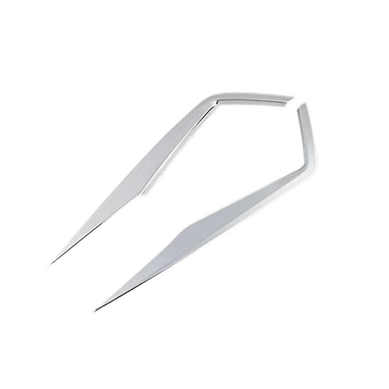 Front Fog Lights Eyelid Eyebrow Strip Molding Cover Trim for Kodiaq 2017-2020