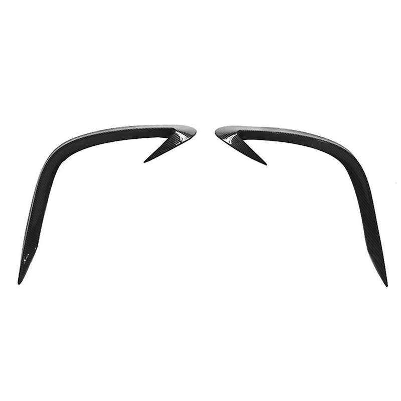 Front Fog Lights Eyebrow Wind Knife Sticker for 2020 2021 Fog Lamp Eye Lid Eyebrow Cover Trim