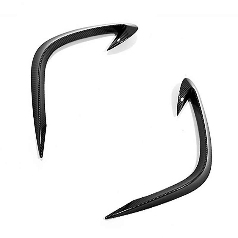 Front Fog Lights Eyebrow Wind Knife Sticker for 2020 2021 Fog Lamp Eye Lid Eyebrow Cover Trim