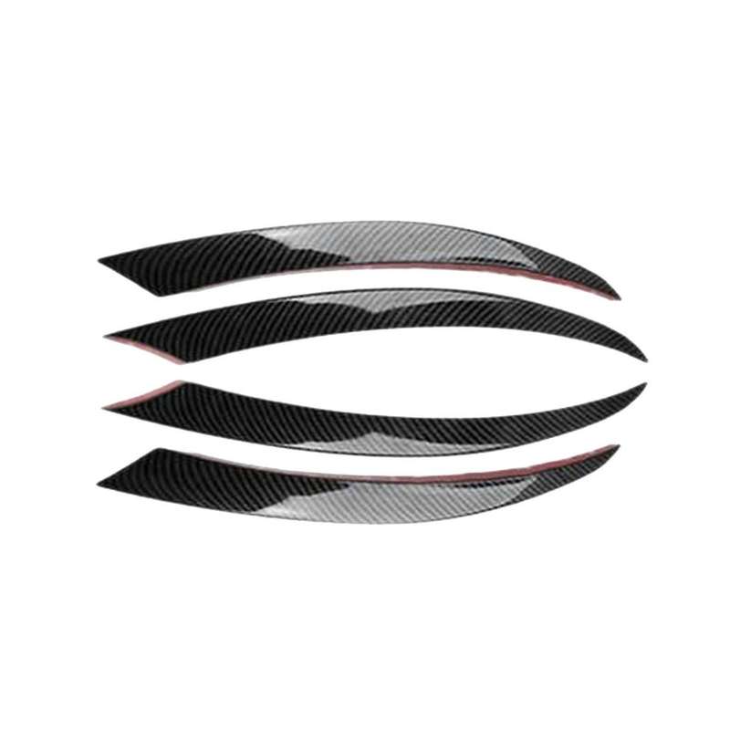 Front Fog Lights Trim Strips Bumper Lip Splitter Spoiler for C Class W205 C180 C200 C250 C260 C300