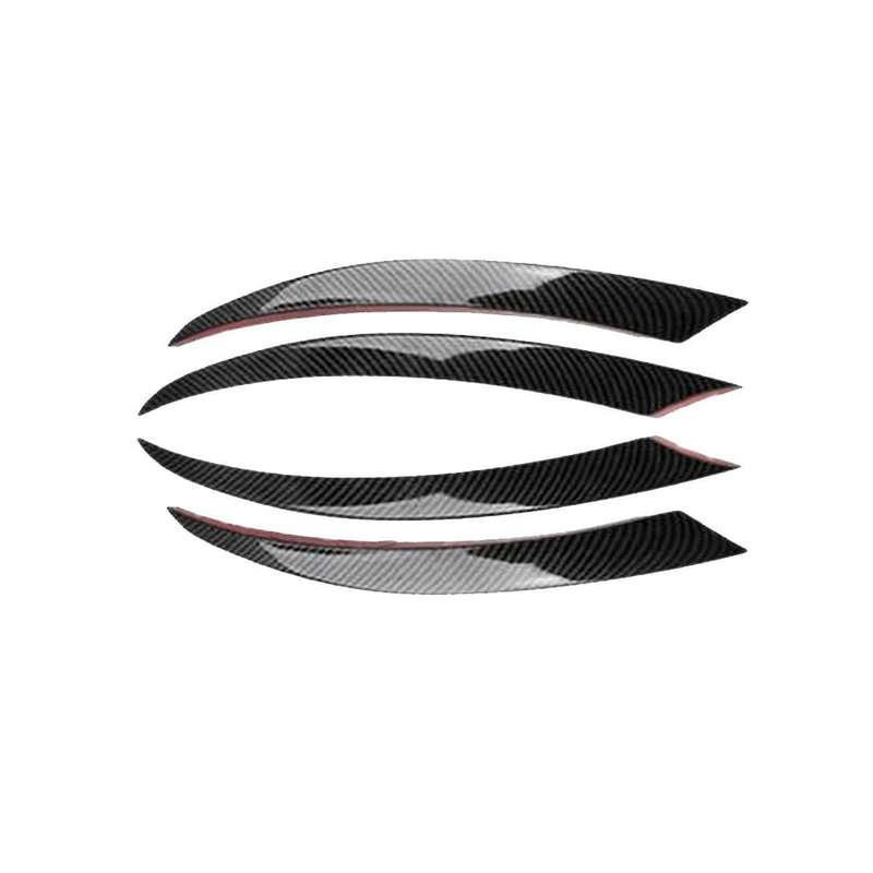 Front Fog Lights Trim Strips Bumper Lip Splitter Spoiler for C Class W205 C180 C200 C250 C260 C300