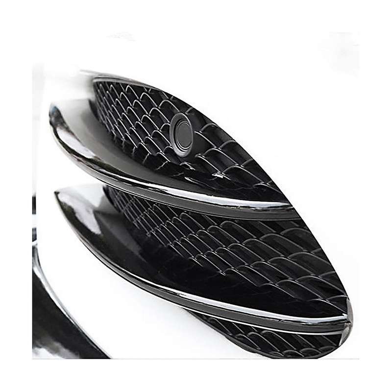 Front Fog Lights Trim Strips Bumper Lip Splitter Spoiler for C Class W205 C180 C200 C250 C260 C300