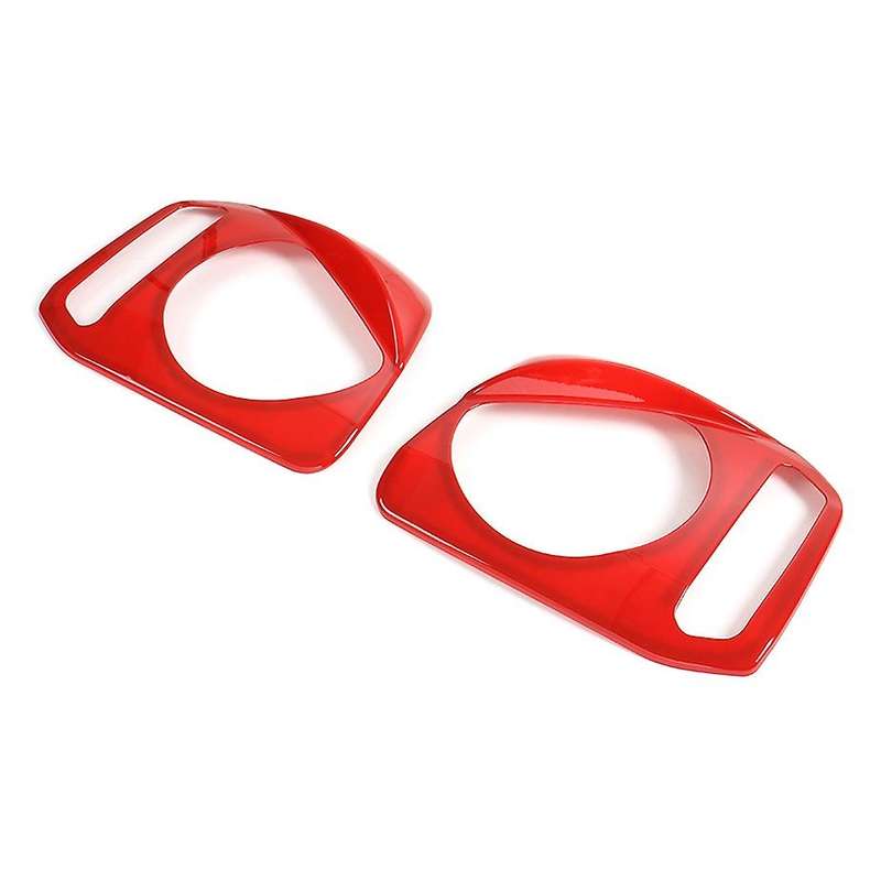 Front Fog Lihgt Cover HeadLight Lamp Protection Cover Trim for Jimny 2007-2017 Car Stickers Red
