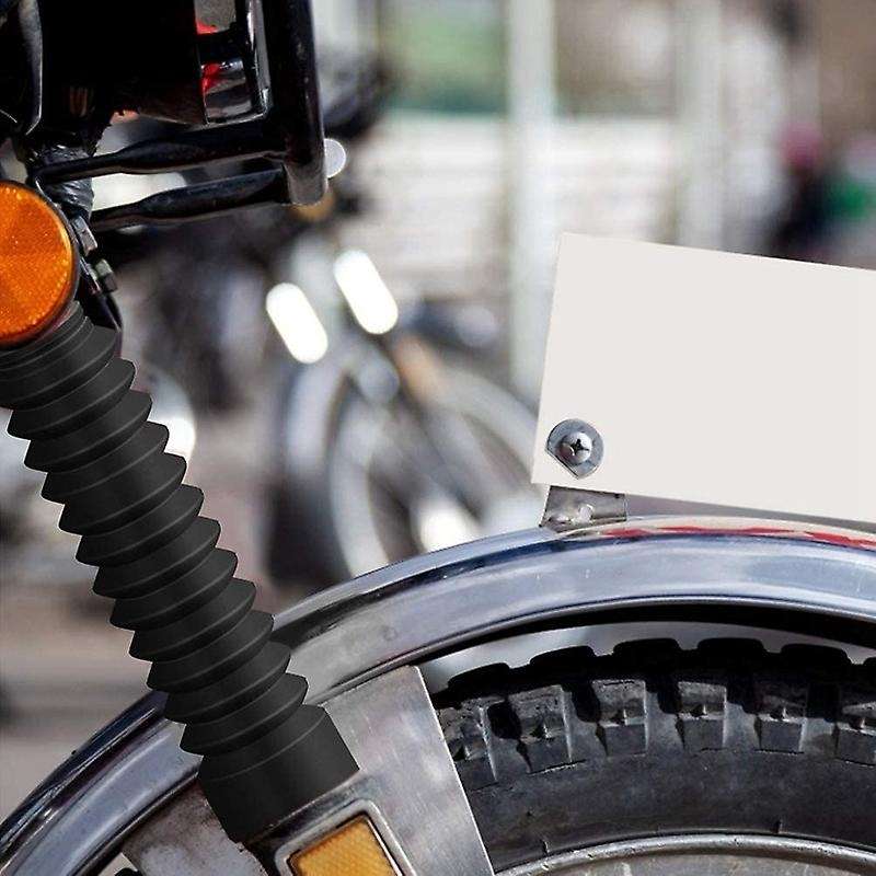 Front Fork Cover, Rubber Motorcycle Front Fork Cover Gaiters Gators Boots Shock Damping Dust Cover