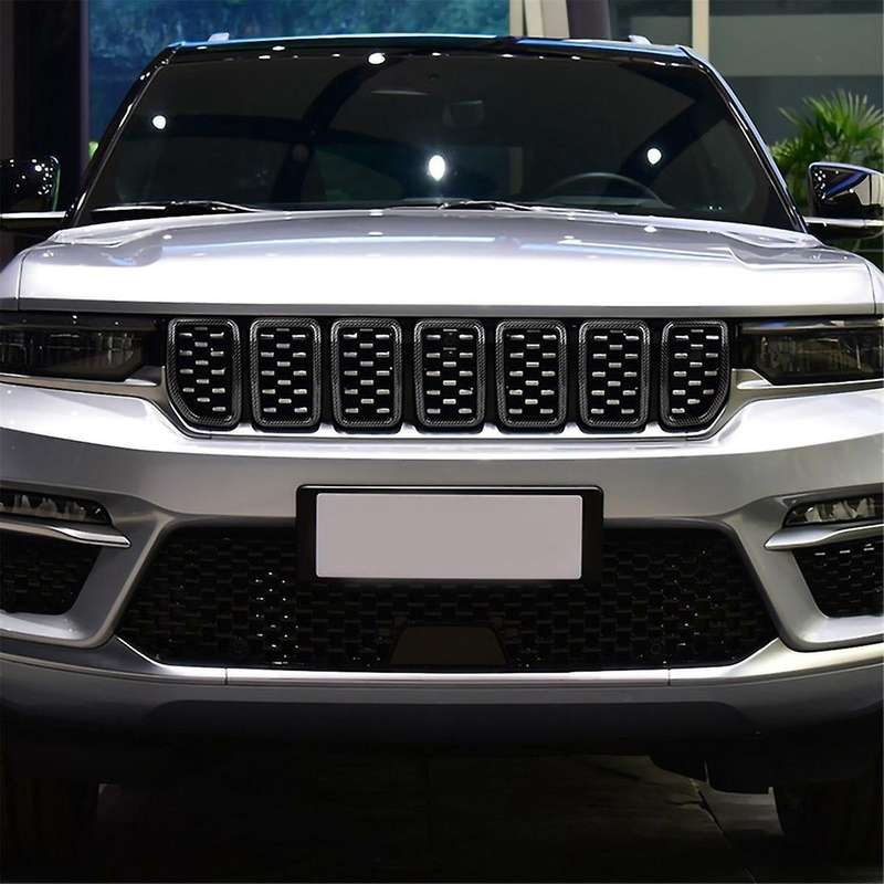 Front Grill Mesh Inserts Grille Kit for Grand 2022 Grand L 2021-2022 Accessories Abs Carbon Fiber