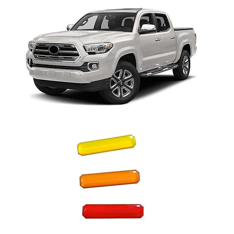 Front Grille 3 Color Inlay Wrap Decal Sticker for Pro 2016 2017 2018 2019 2020