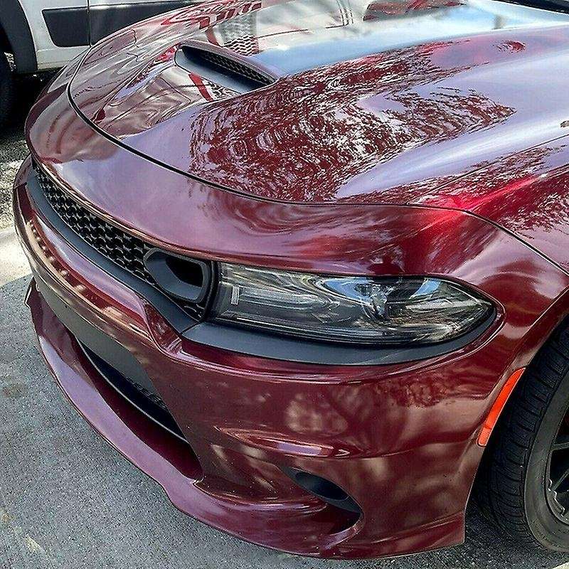 Front Grille Intake Bezel Cover Trim for 2015-2020 Charger Pack Car Accessories (Black)