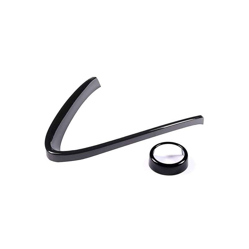 Front Grille Decoration Cover for 2017-2020 Exterior Accessories ,piano Black