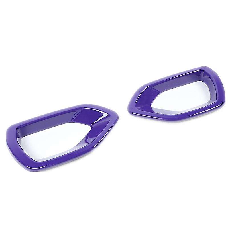 Front Grille Intake Bezel Cover Trim for 2015-2020 Charger Pack Car Accessories (Purple)