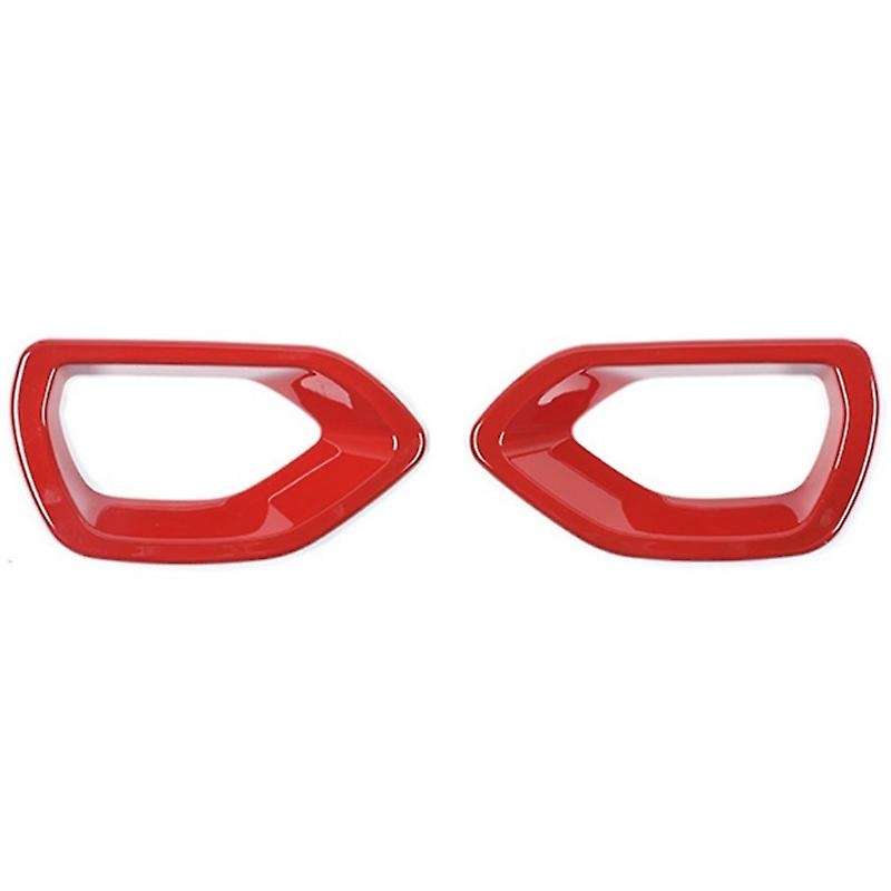 Front Grille Intake Bezel Cover Trim for 2015-2020 Charger Pack Car Accessories (Red)