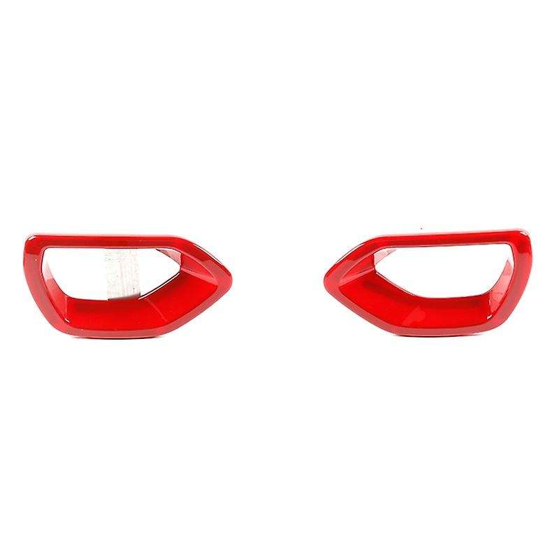 Front Grille Intake Bezel Cover Trim for 2015-2020 Charger Pack Car Accessories (Red)