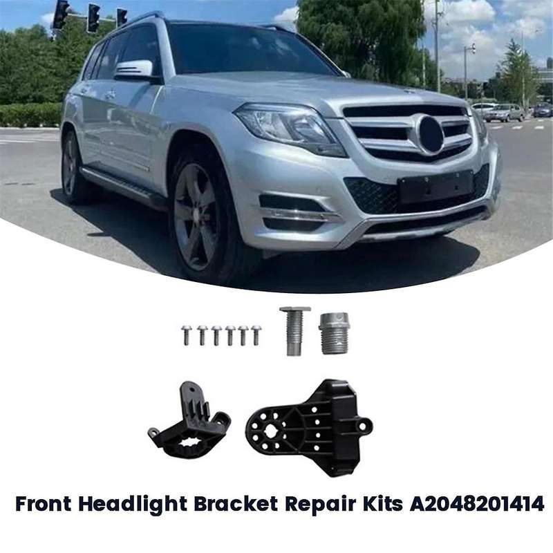 Front Headlight Bracket Repair Kits A2048201414 for -Class X204 13-2015 Light Lamp Fixed Claw,B