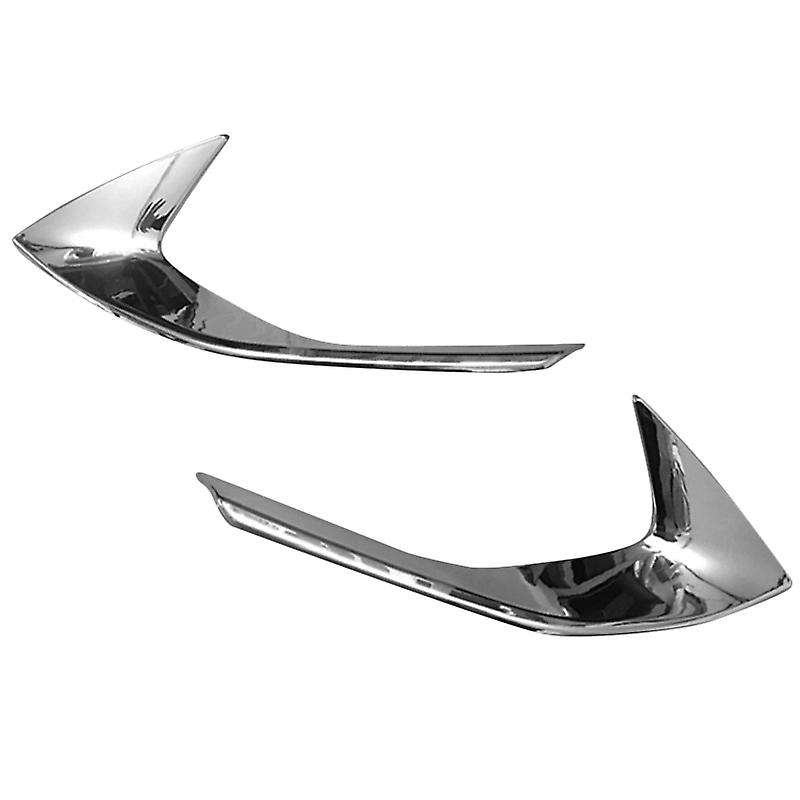 Front Head Fog Lights Foglight Lamps Eyelid Eyebrow Strip Cover Trim Fit for 3008 3008GT 2017 2018 2