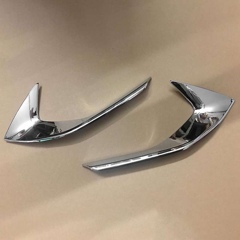 Front Head Fog Lights Foglight Lamps Eyelid Eyebrow Strip Cover Trim Fit for 3008 3008GT 2017 2018 2