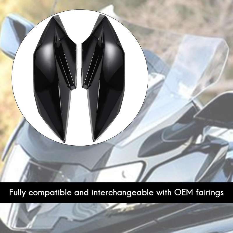 Front Headlight Bracket Upper Side Fairing Cowl Side Panels Cowl for Z250 Z300 2013-2017