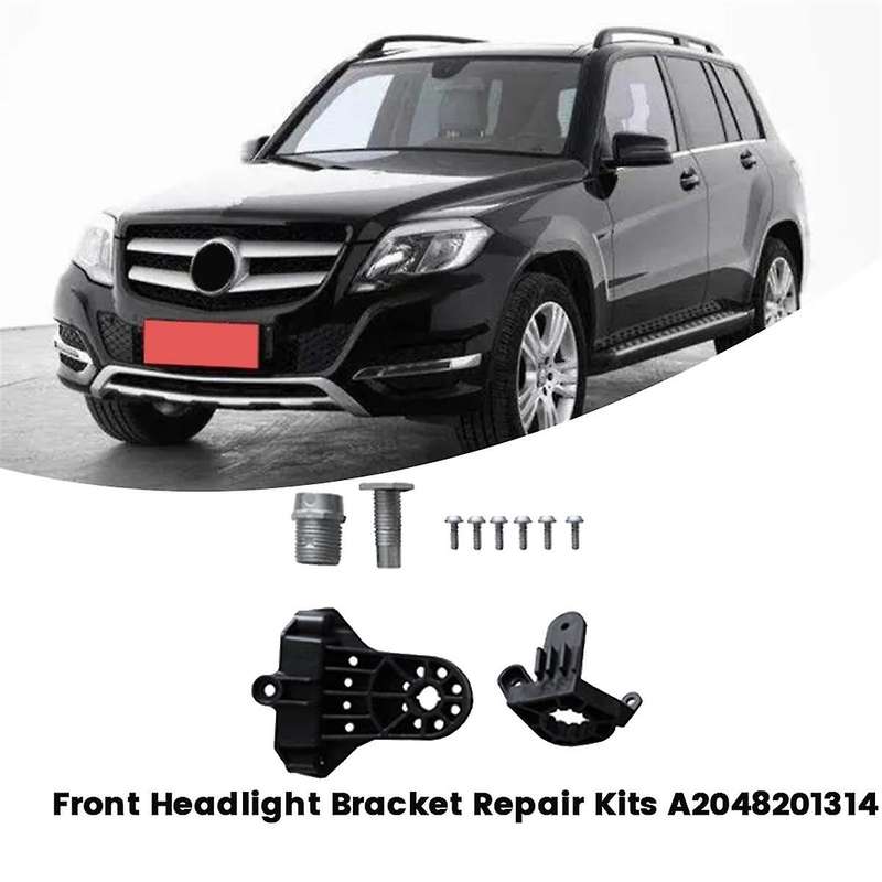 Front Headlight Bracket Repair Kits A2048201314 for -Class X204 13-2015 Light Lamp Fixed Claw,A