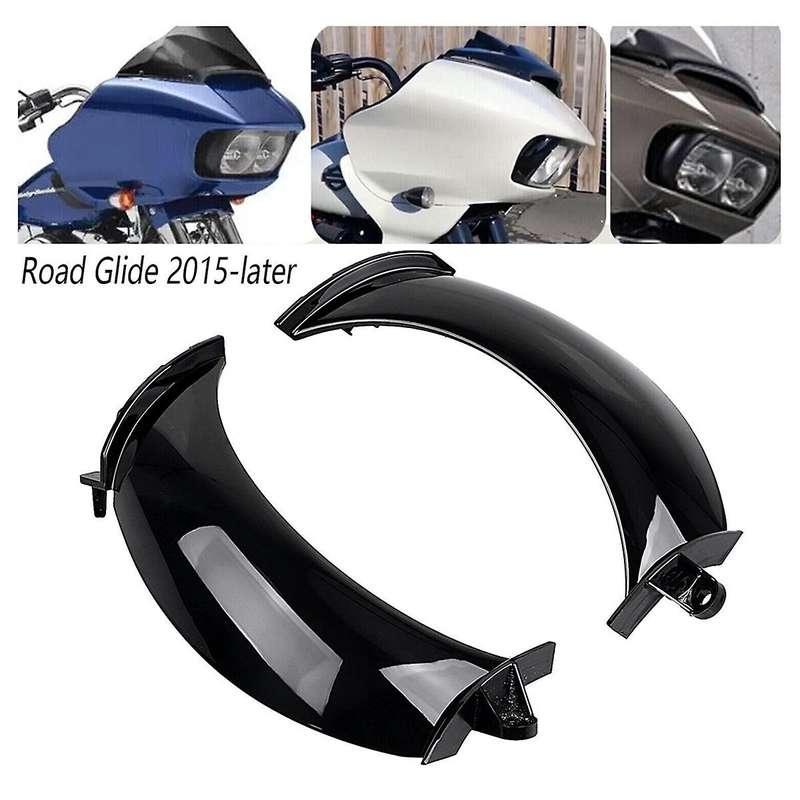 Front Headlight Fairing Vents Fit for Road Glide FLTR 2015-2023