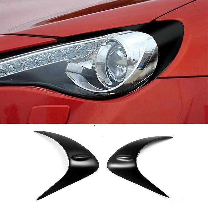 Front Headlight Eyebrows Eyelids Stickers Trim Cover Head Lights Lid for BRZ for GT86 2012-2020