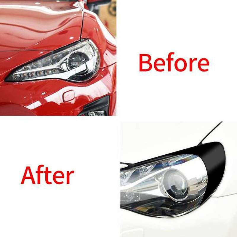 Front Headlight Eyebrows Eyelids Stickers Trim Cover Head Lights Lid for BRZ for GT86 2012-2020