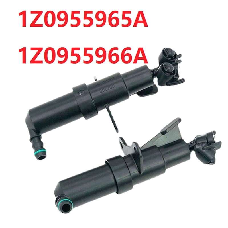 Front Headlight Washer Nozzle for MK1 2007 2008 2009 Head Light Lamp Water Spray Jet 1Z0955965A 1Z0