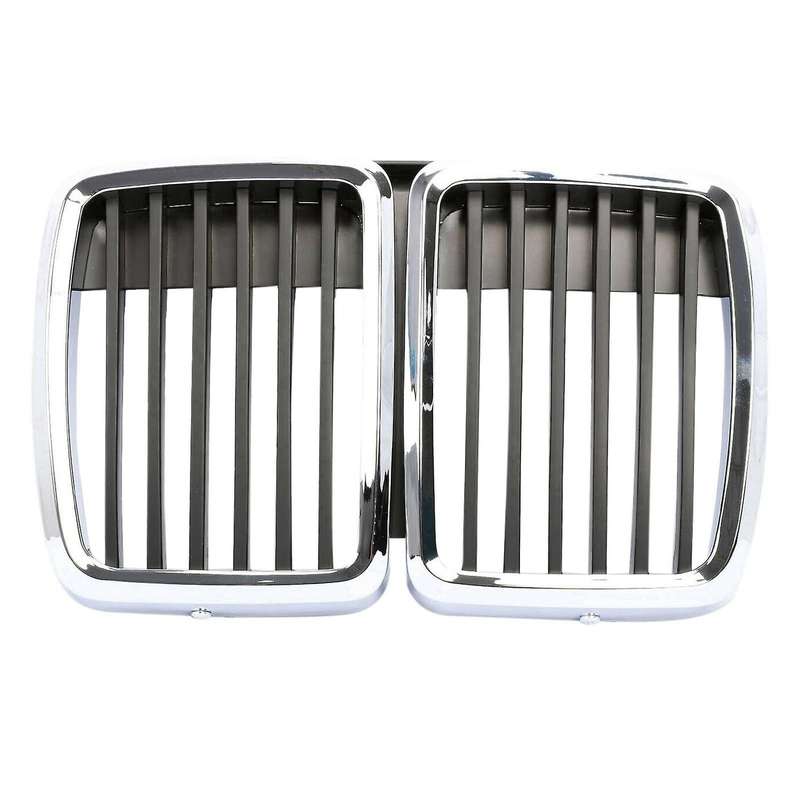 Front Hood Kidney Grille Grill Center Chrom Black for E30 M3 3 Serie 1982-1991