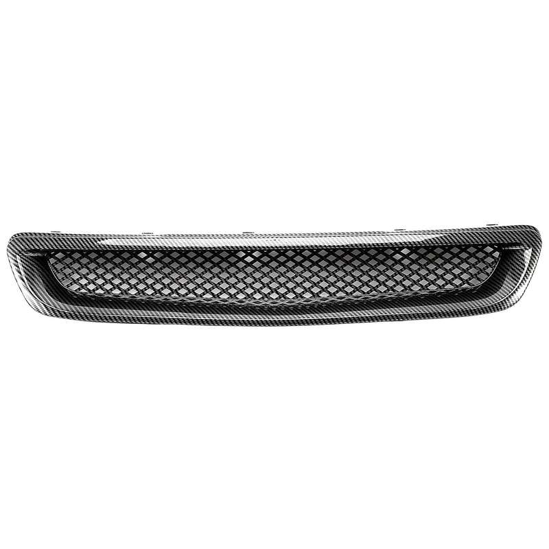 Front Hood Grill Grille Carbon Fiber Pattern ABS for EK JDM DX EX LX T-R 1996-1998